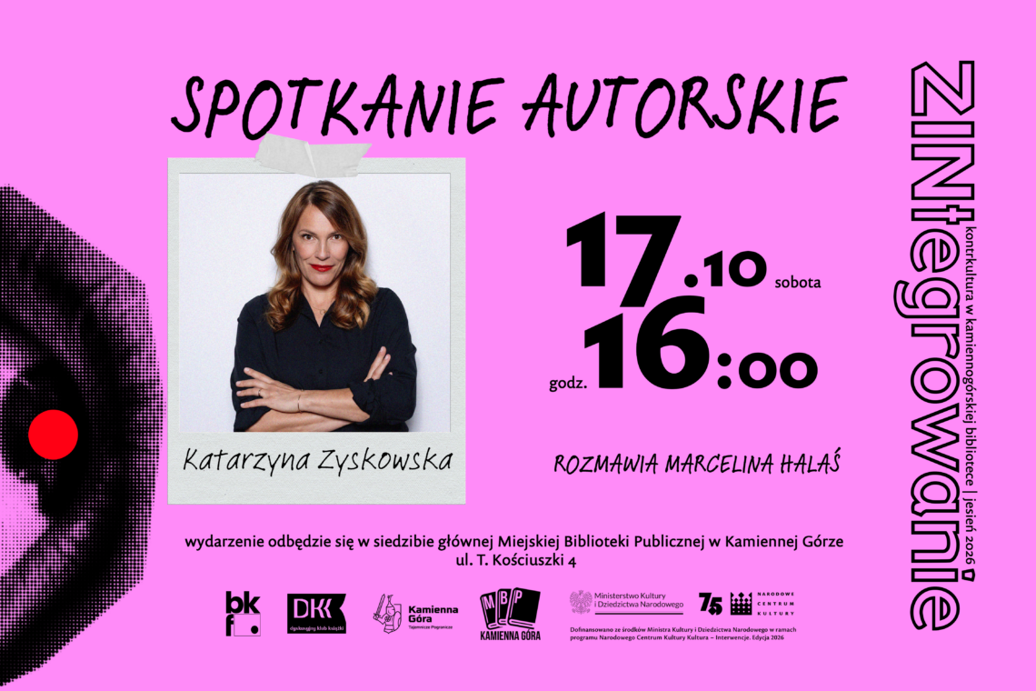 SPOTKANIE AUTORSKIE 16.10 | KATARZYNA ZYSKOWSKA
